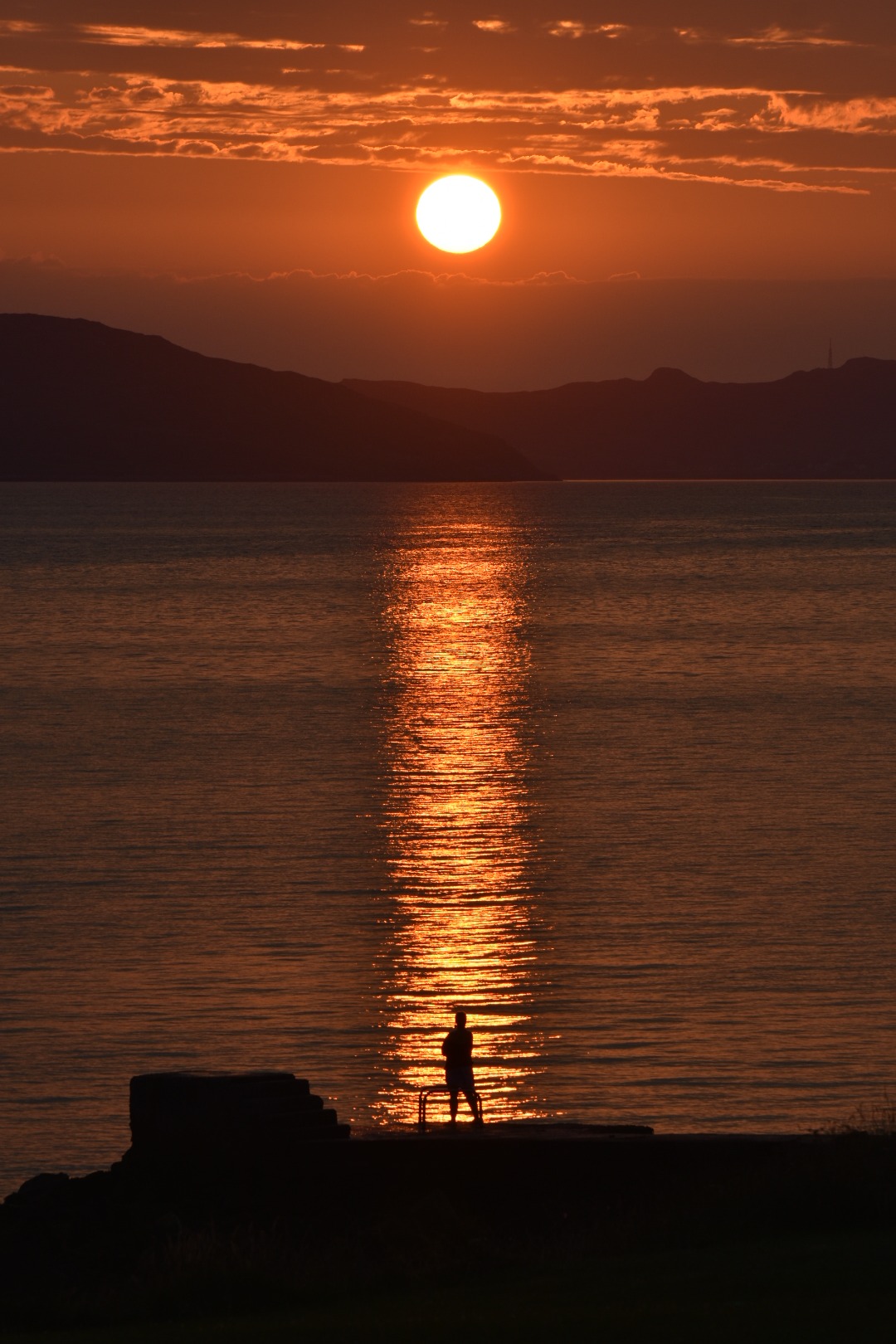 Caught up in a Donegal sunset