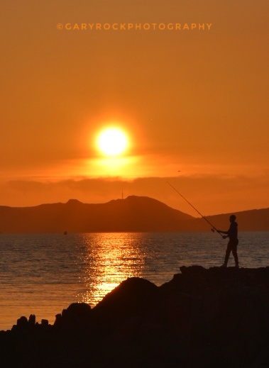 Fishing for Sunsets at Ned's Point in Buncrana, Inishowen