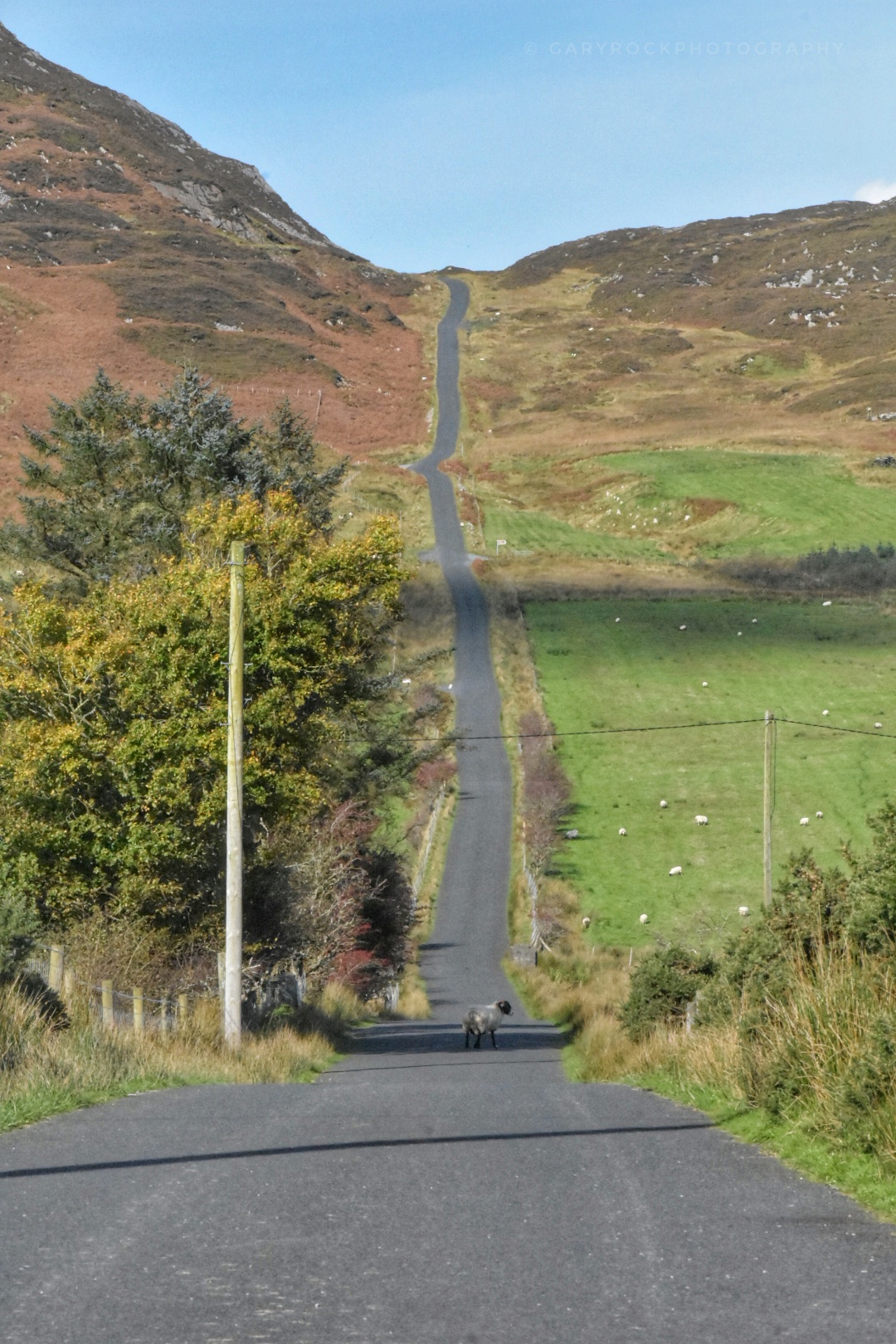 The long and winding road over Mamore Gap in Inishowen