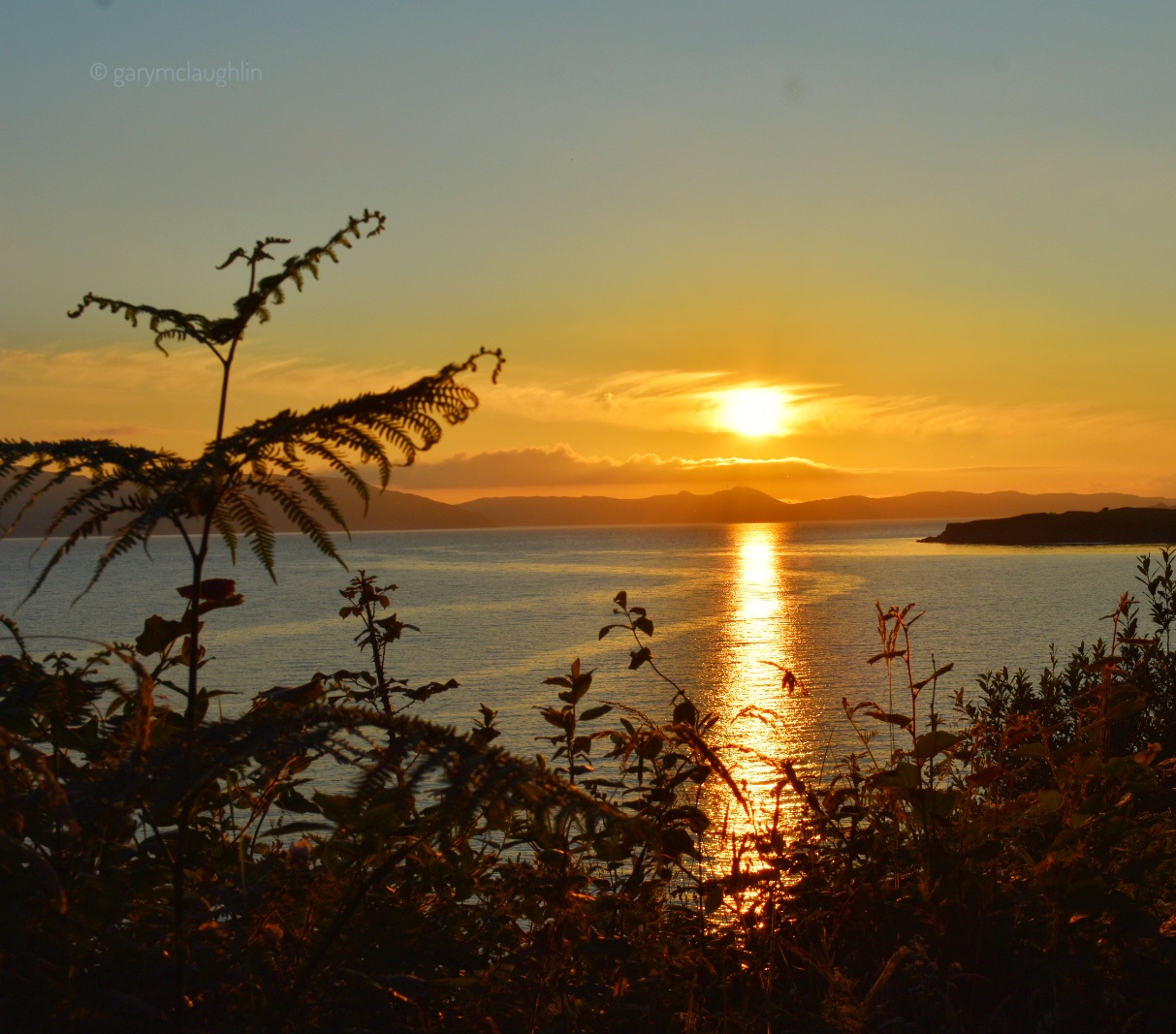 Lough Swilly sunset, Co. Donegal