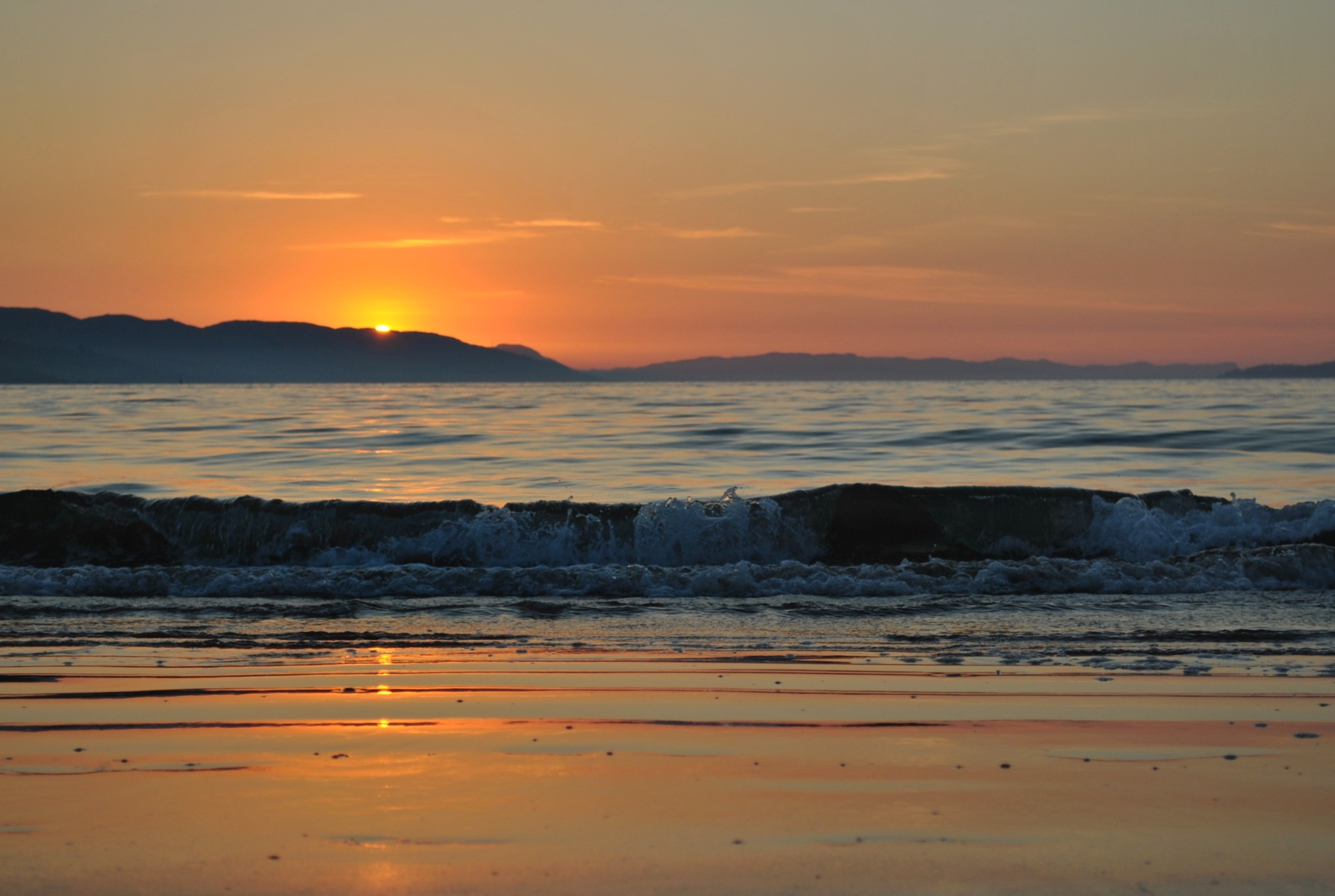 Sunset at Ludden Beach in Buncrana, Co. Donegal