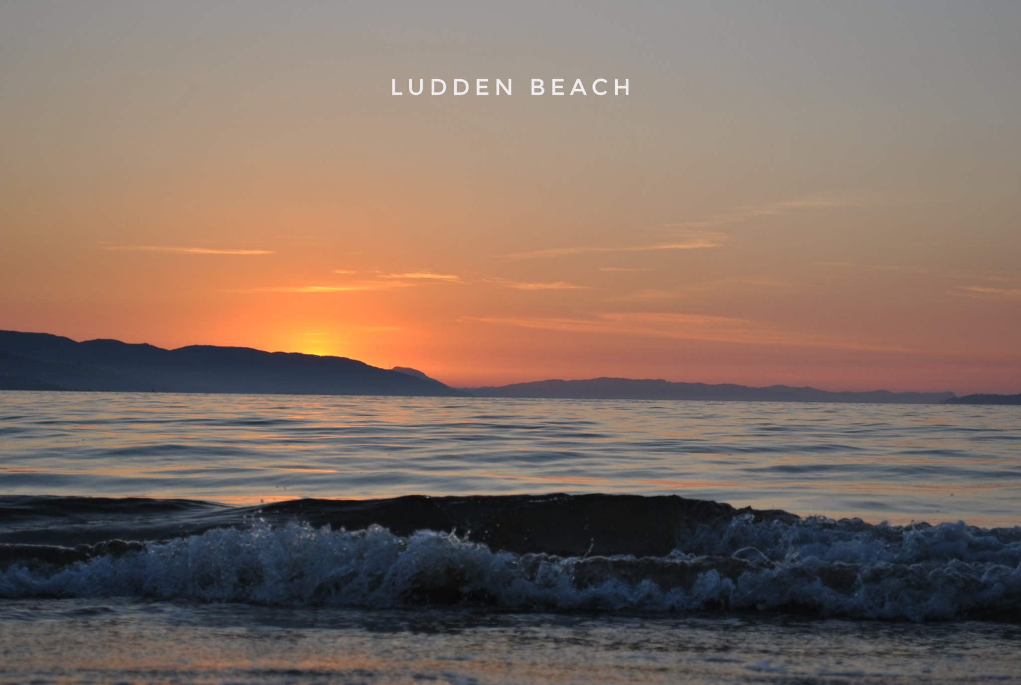 Ludden Beach sunset in Buncrana