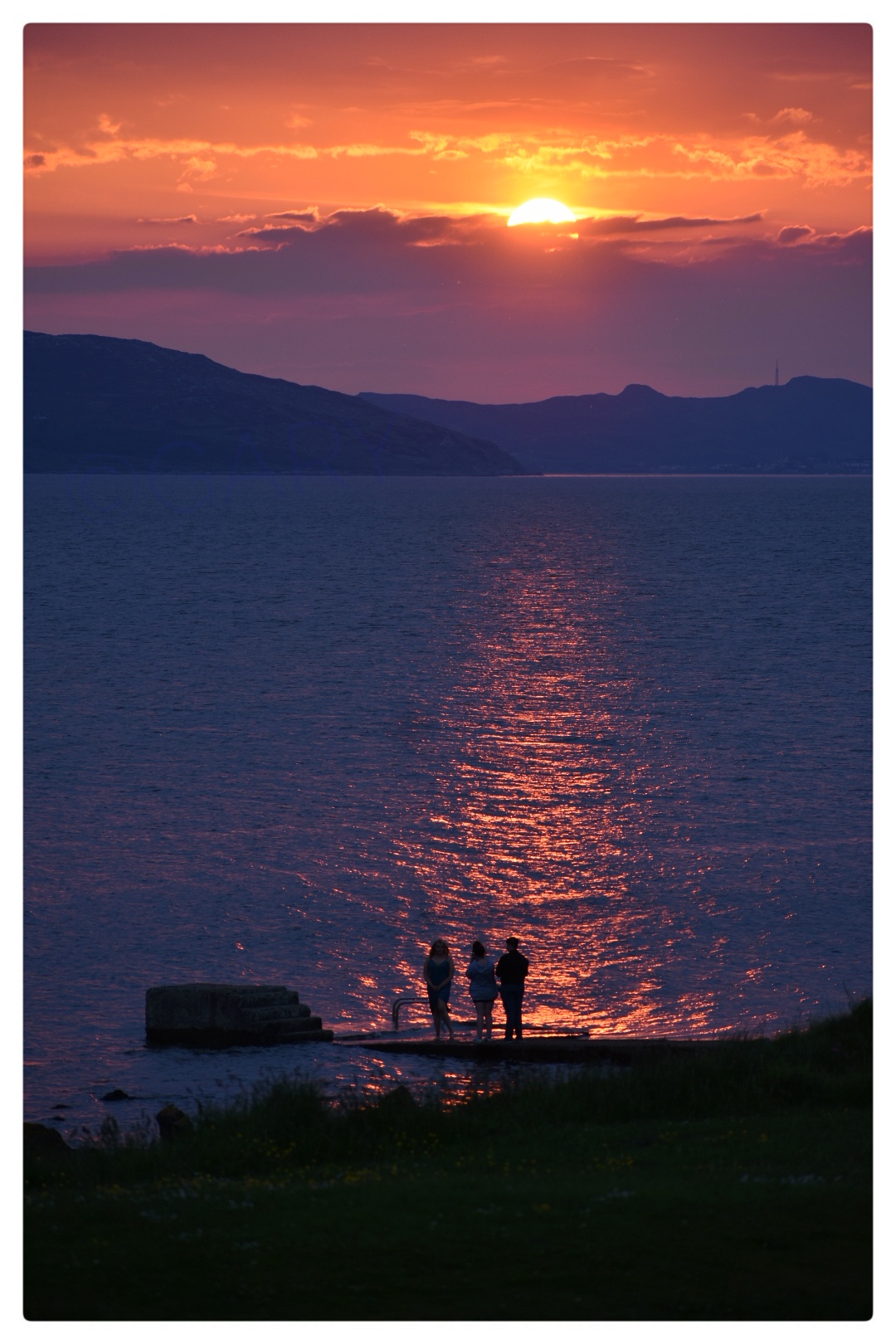 Sunset from Buncrana shore front